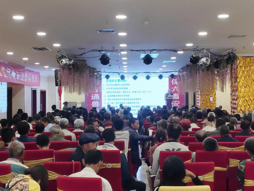 Professor Chen Jixuan, Chief Expert of Fangtong, Gave Training Lecture on Disease Prevention and Control Technology of Cattle & Sheep in Suide City, Shaanxi Province